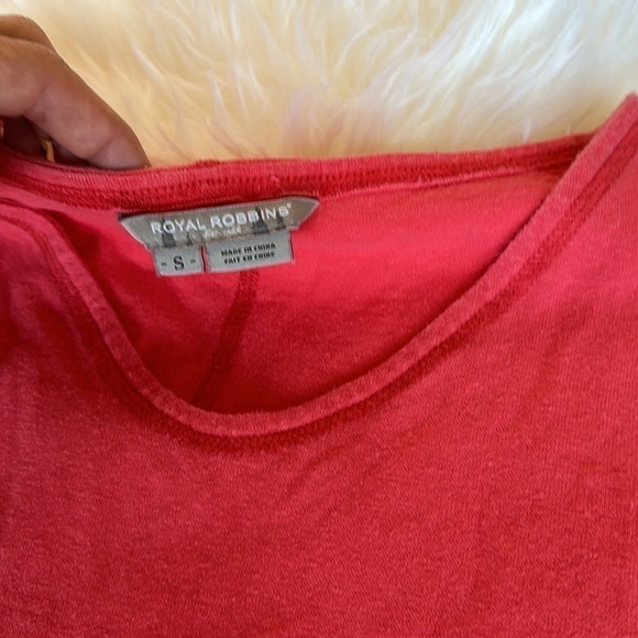 ROYAL ROBBINS Flynn Tank Size S Sleeveless Organic Cotton Hemp top embroidered - Picture 4 of 9